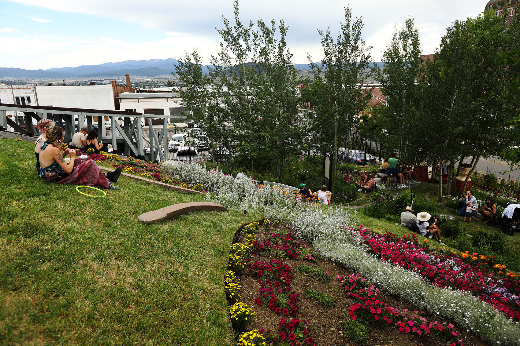 Butterfly garden in Uptown Butte